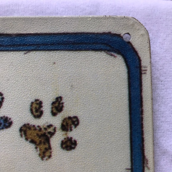 Metal Cat Sign Artwork Please Don’t Let The Cat Out. No Matter What It Tells U - Picture 6 of 9